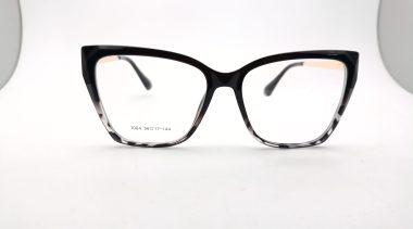 Cat-Eye Lightweight Full-Rim Glasses