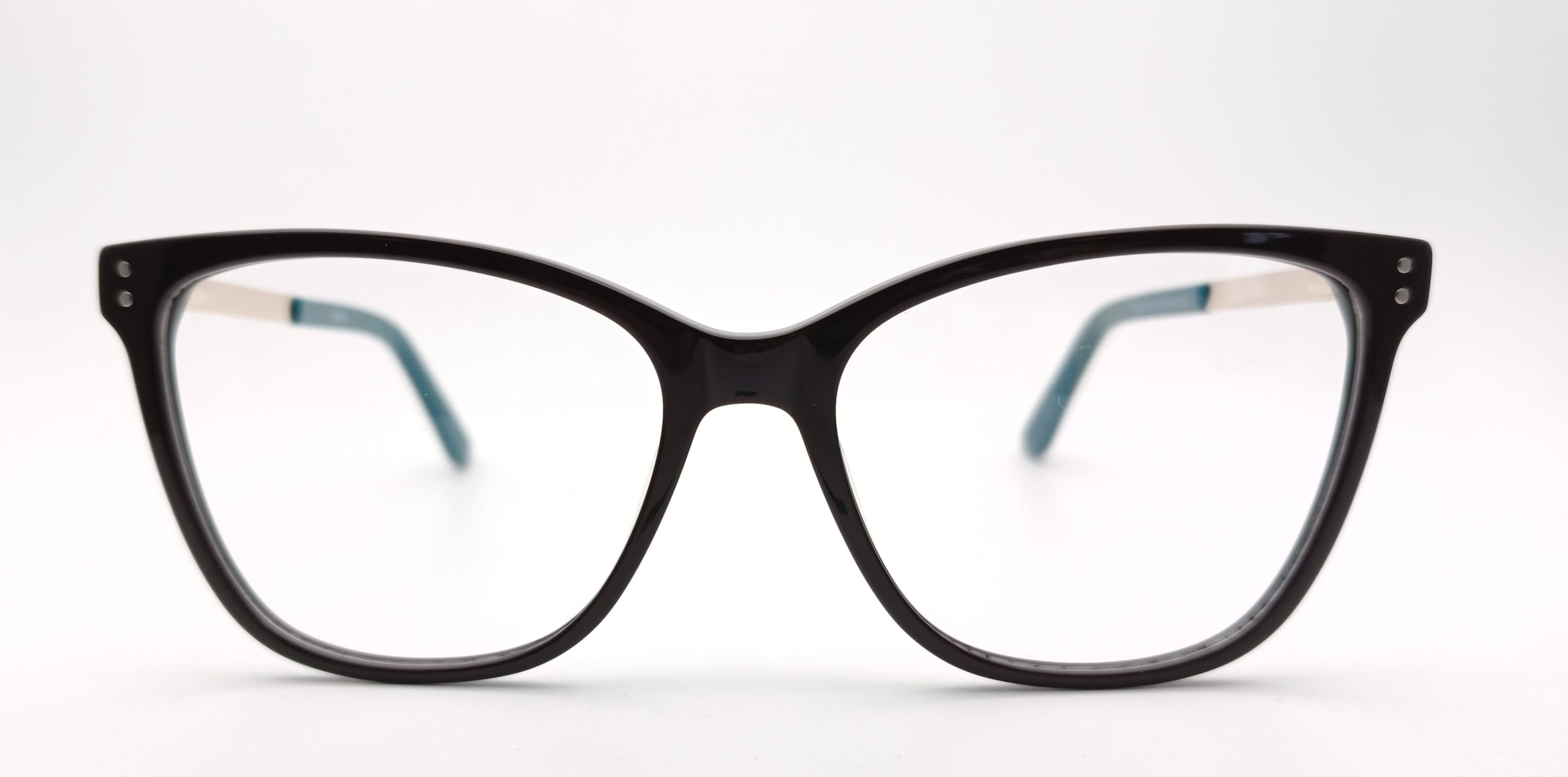 Cat‑Eye Full‑Rim Acetate Frame with Metal‑Core Temples-ES6004 - Image 6
