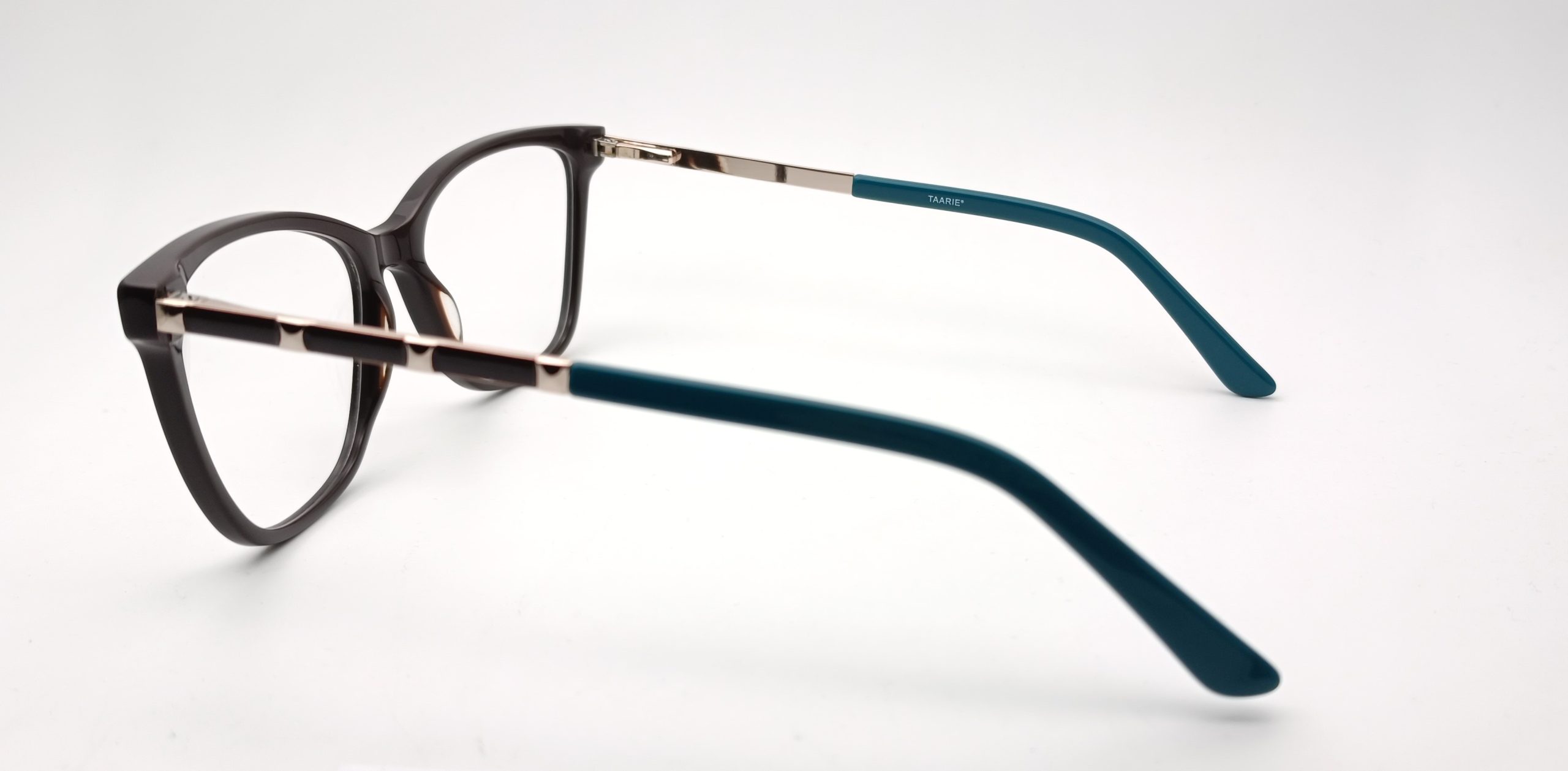 Cat‑Eye Full‑Rim Acetate Frame with Metal‑Core Temples-ES6004 - Image 8