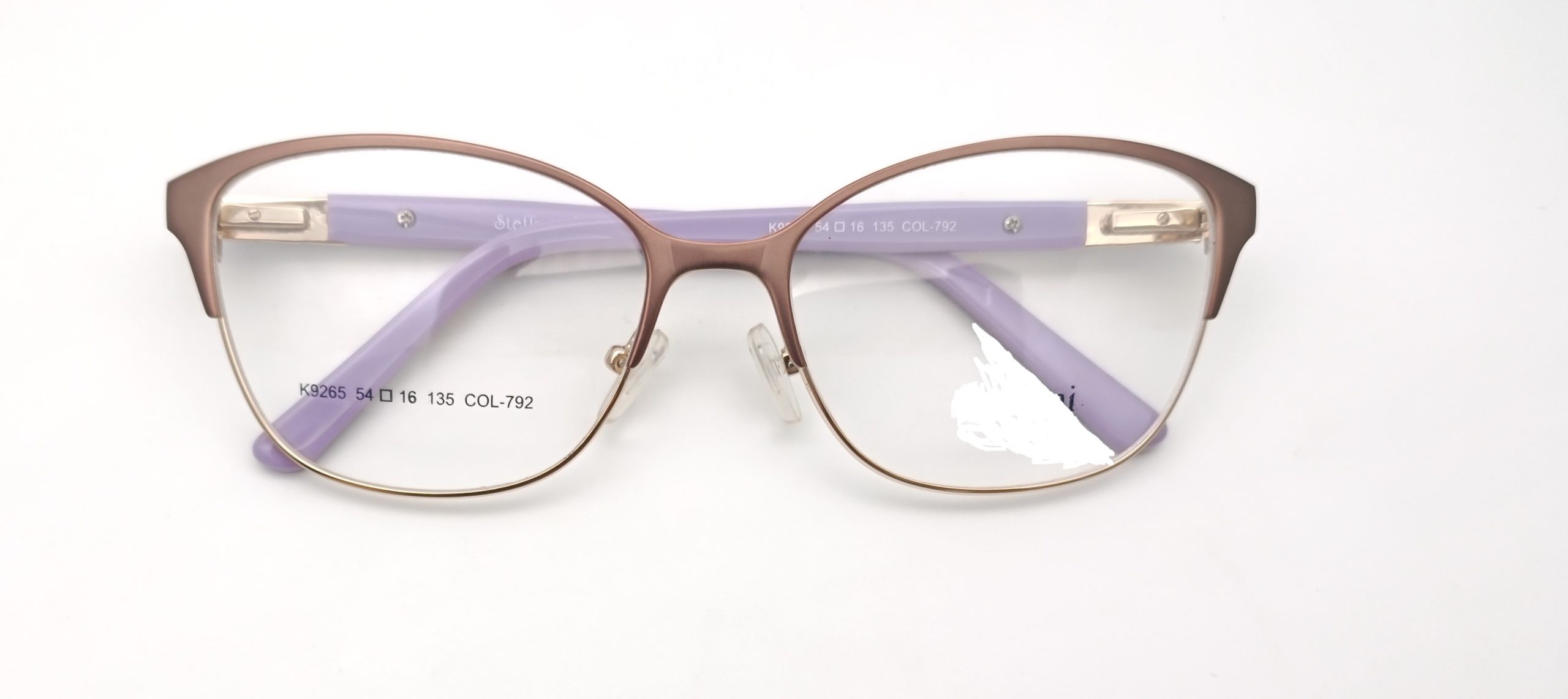 Maroon & Gold Two-Tone Cateye Acetate-9265 - Image 6