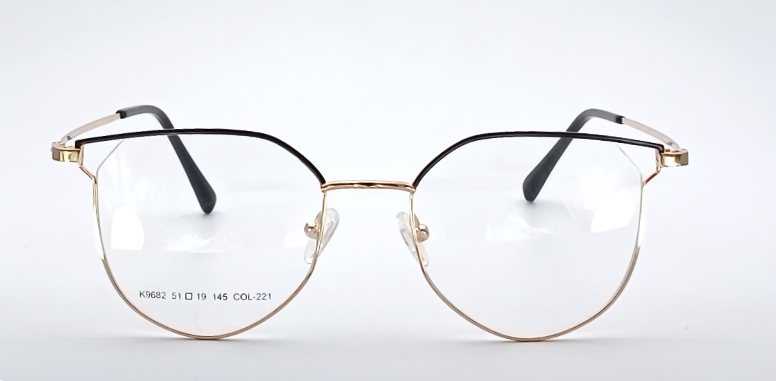 Delicate Cat-Eye |Slim Metal Frame-K9682 - Image 2
