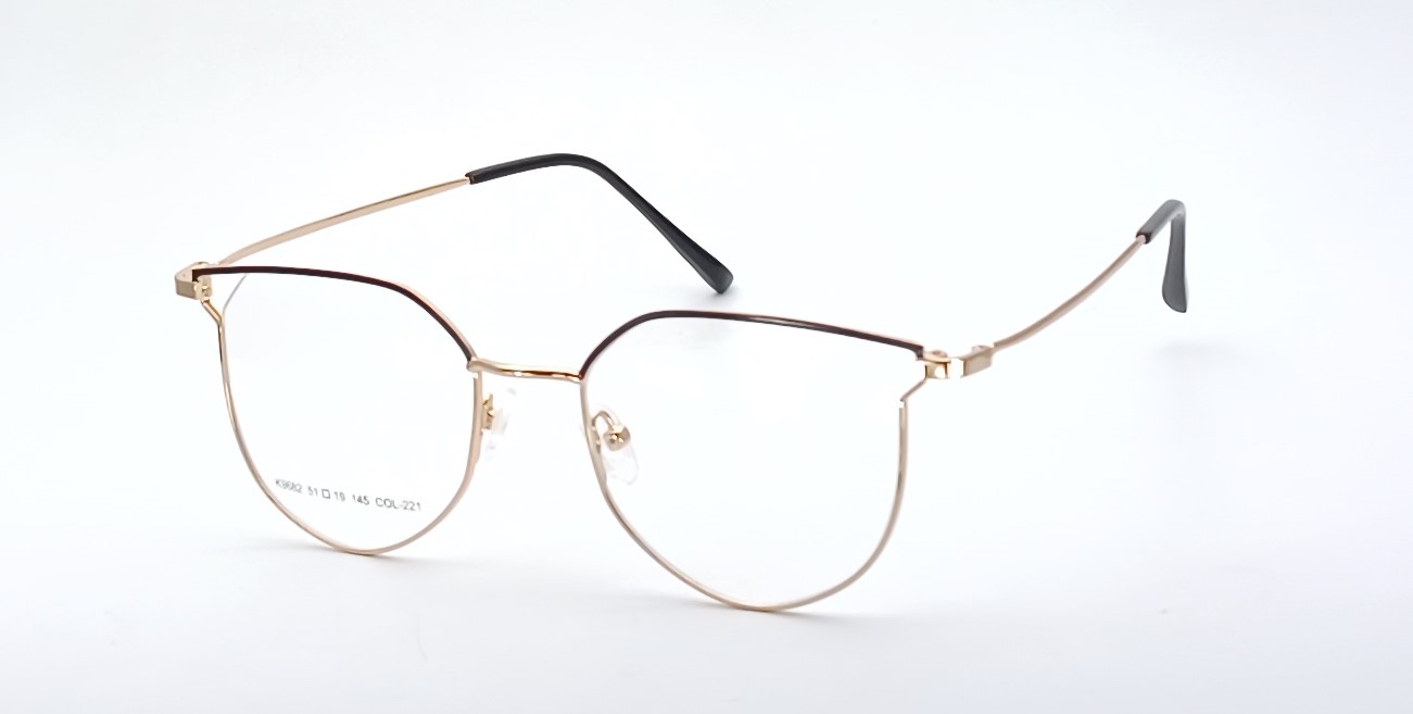 Delicate Cat-Eye |Slim Metal Frame-K9682 - Image 3