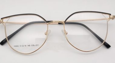 Delicate Cat-Eye |Slim Metal Frame-K9682