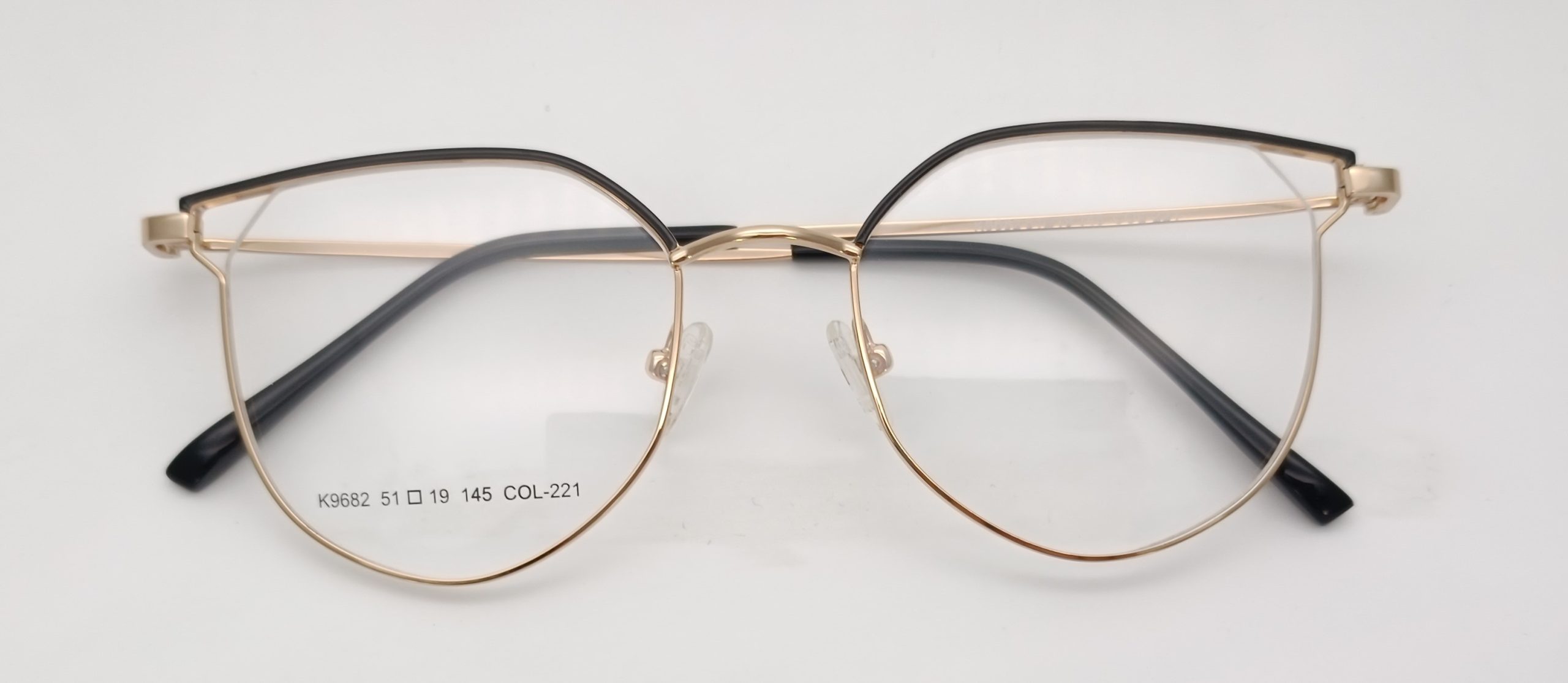 Delicate Cat-Eye |Slim Metal Frame-K9682
