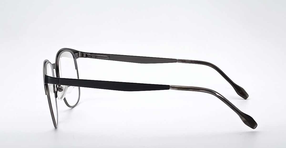 Retro Semi-Rimless |Dual-Material Frame-- K9414 - Image 4