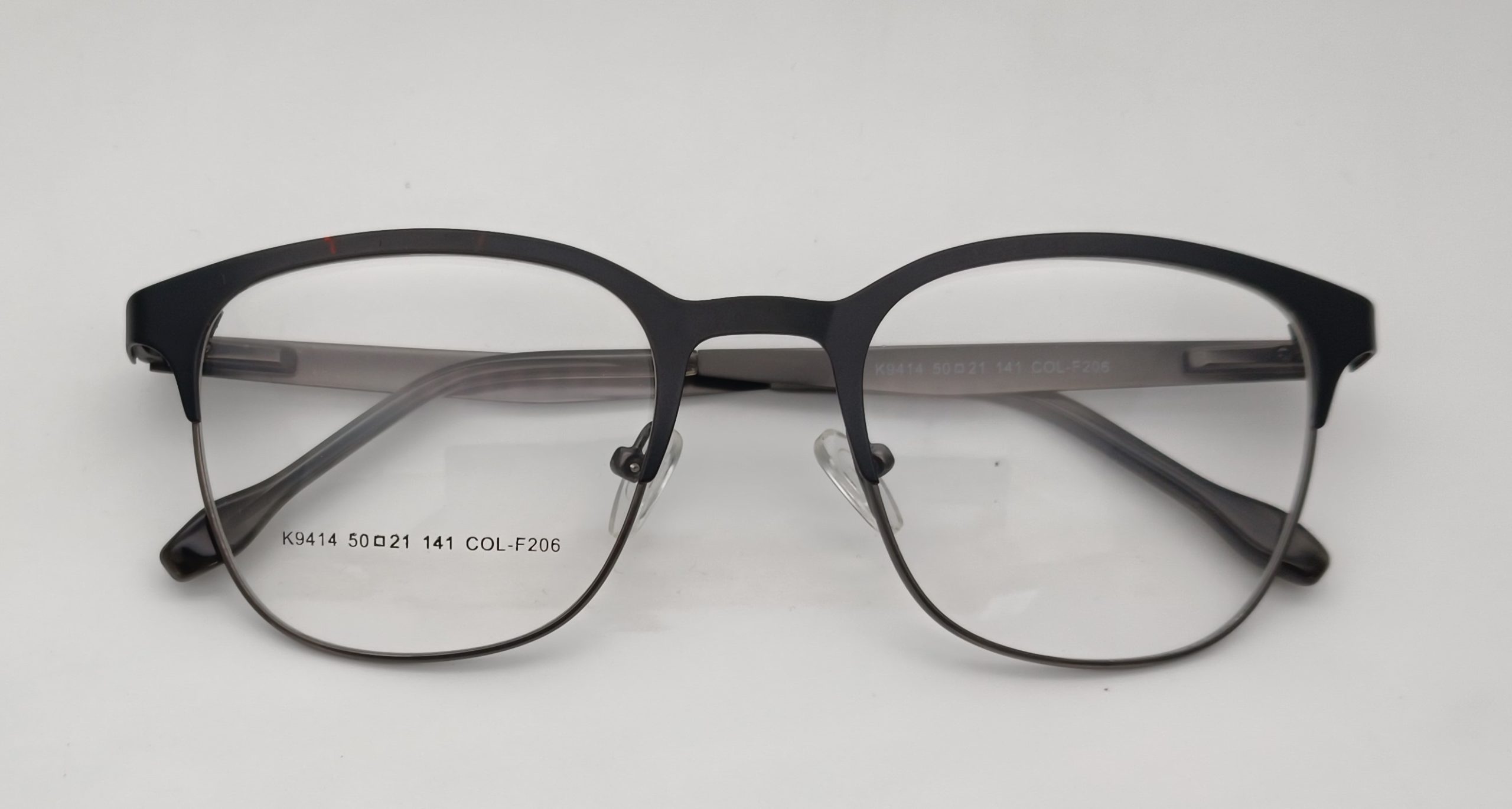 Retro Semi-Rimless |Dual-Material Frame-- K9414 - Image 5