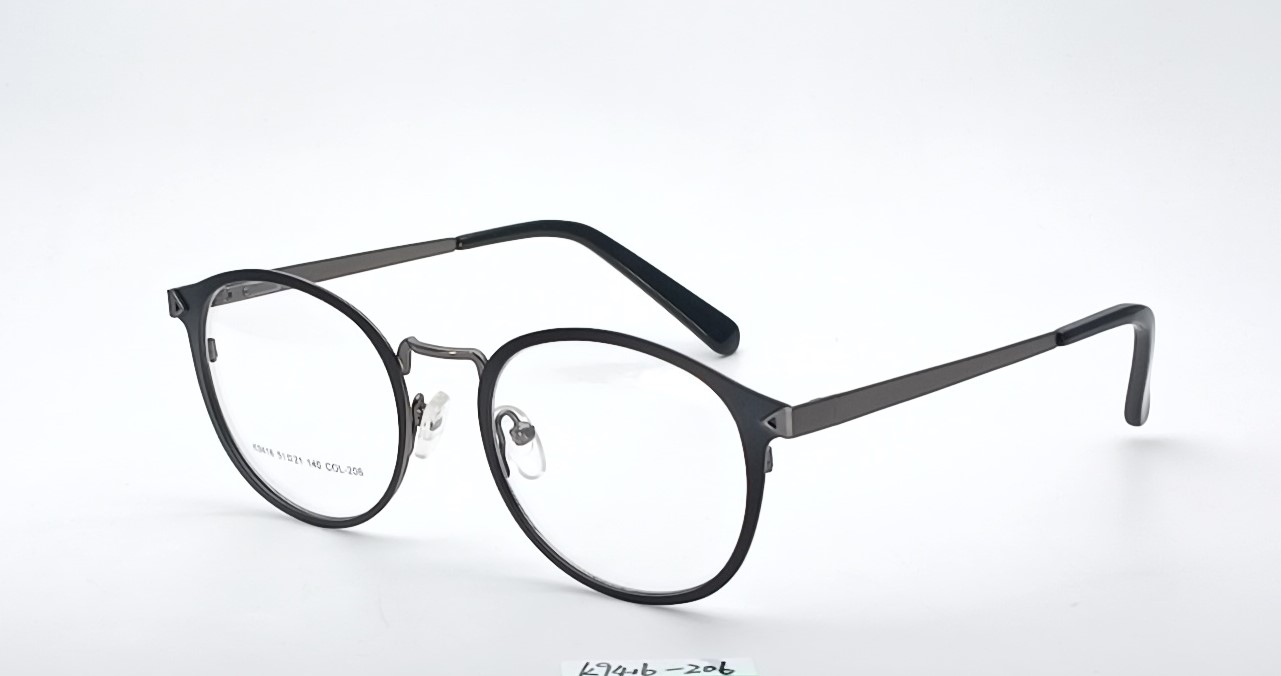 Retro Round |Metal & Acetate Frame-- K9416 - Image 7