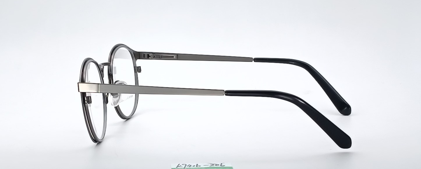 Retro Round |Metal & Acetate Frame-- K9416 - Image 8