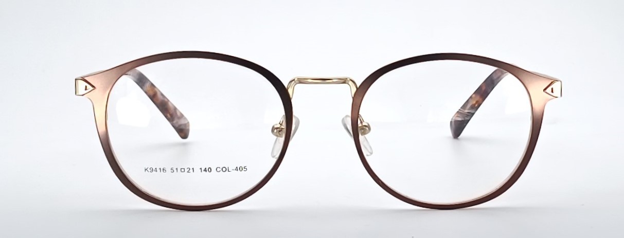 Retro Round |Metal & Acetate Frame-- K9416 - Image 2
