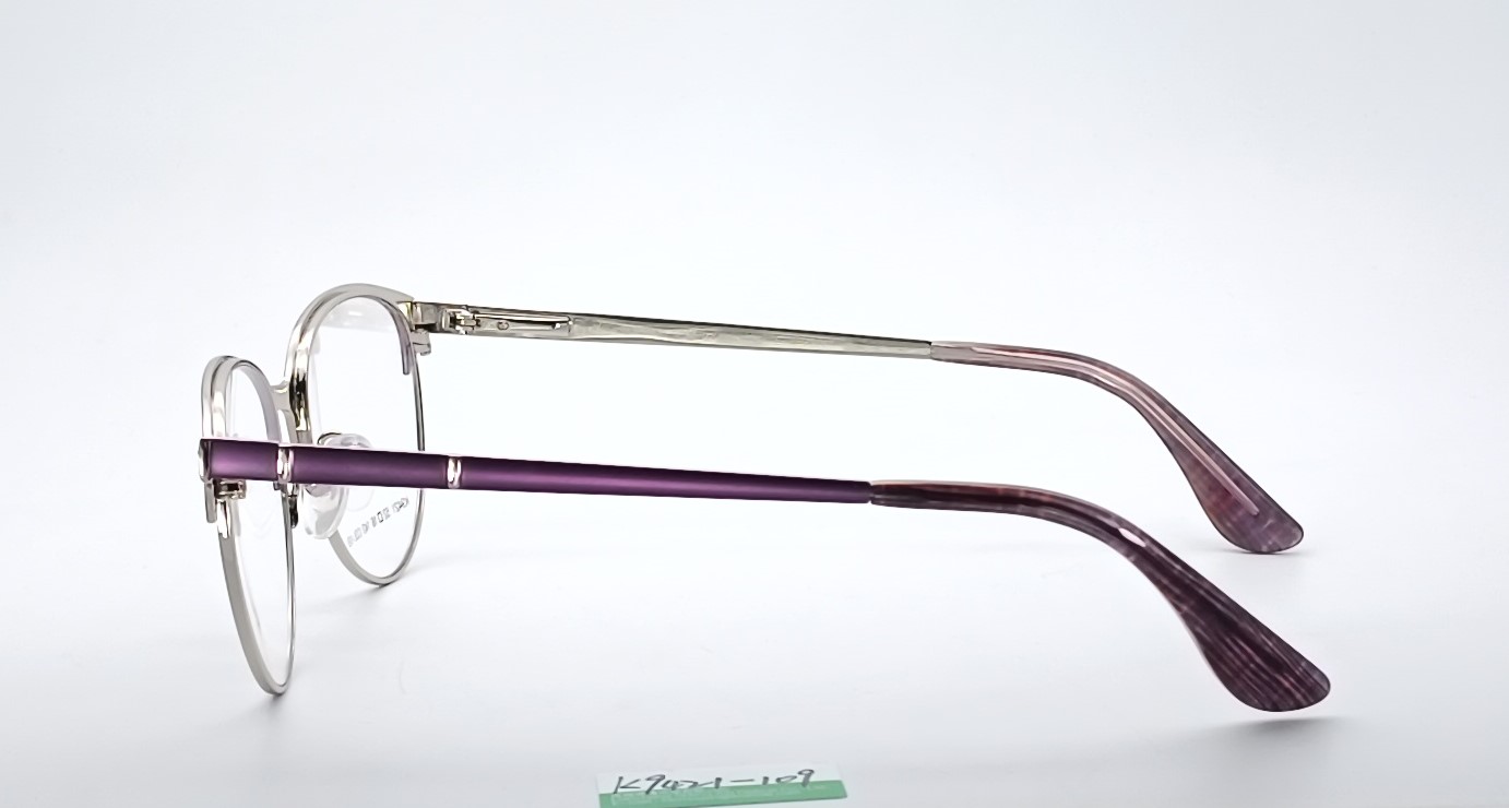 Feminine Cat-Eye |Half-Rim Frame--K9421 - Image 6