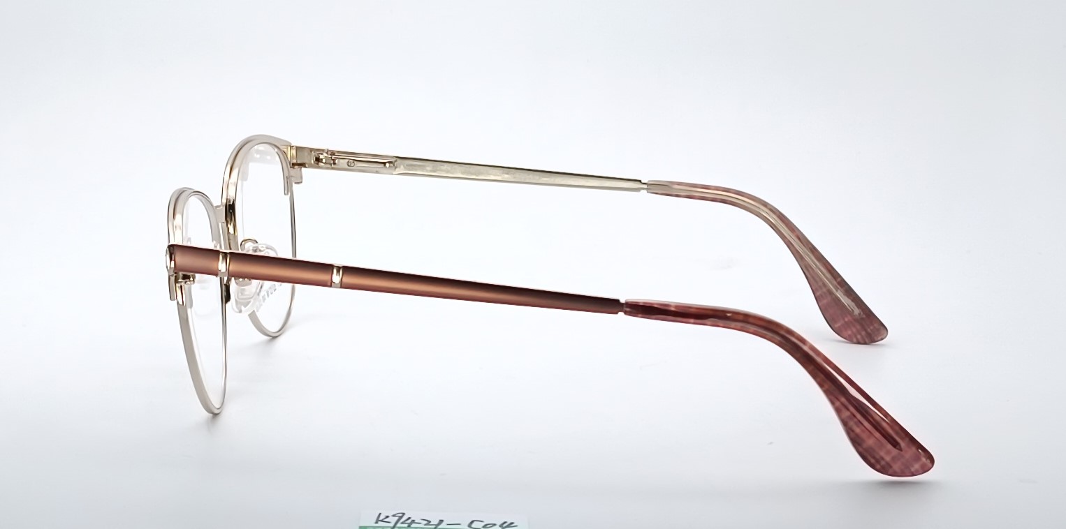 Feminine Cat-Eye |Half-Rim Frame--K9421 - Image 2