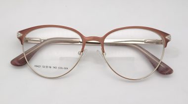 Feminine Cat-Eye |Half-Rim Frame--K9421